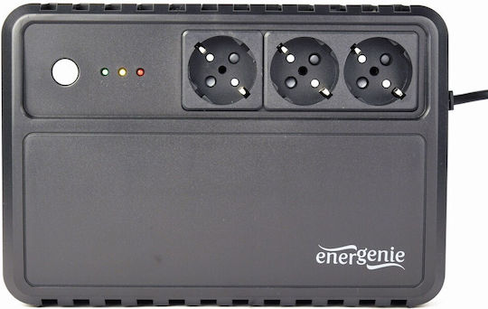 Energenie EG-UPS-3SDT800-01 800VA 480W mit 3 Schuko Steckdosen