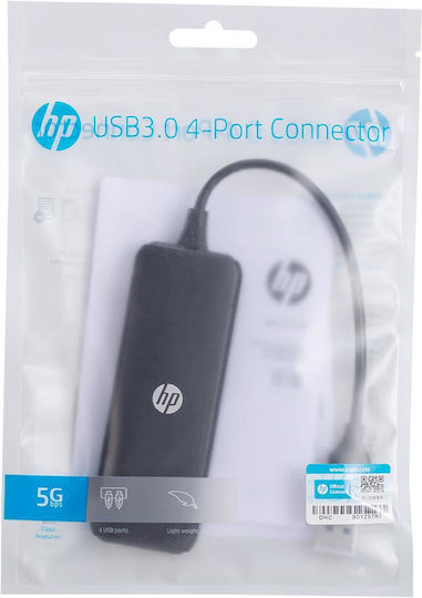 HP HP-CT110 Hub 4 Θυρών USB 3.0 με σύνδεση USB-A