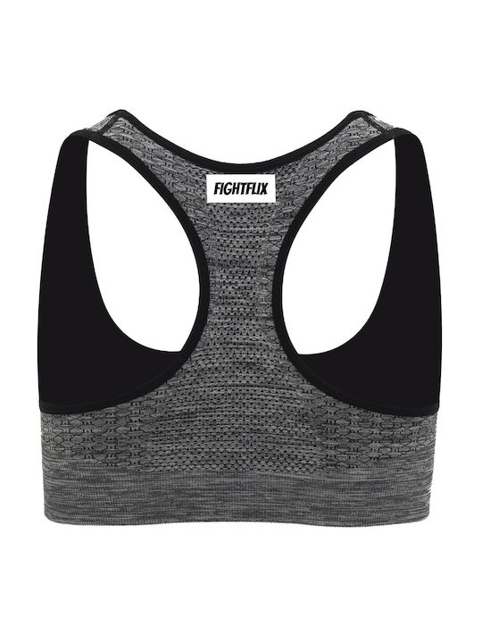 FightFlix Women's Sports Bra without Padding Black