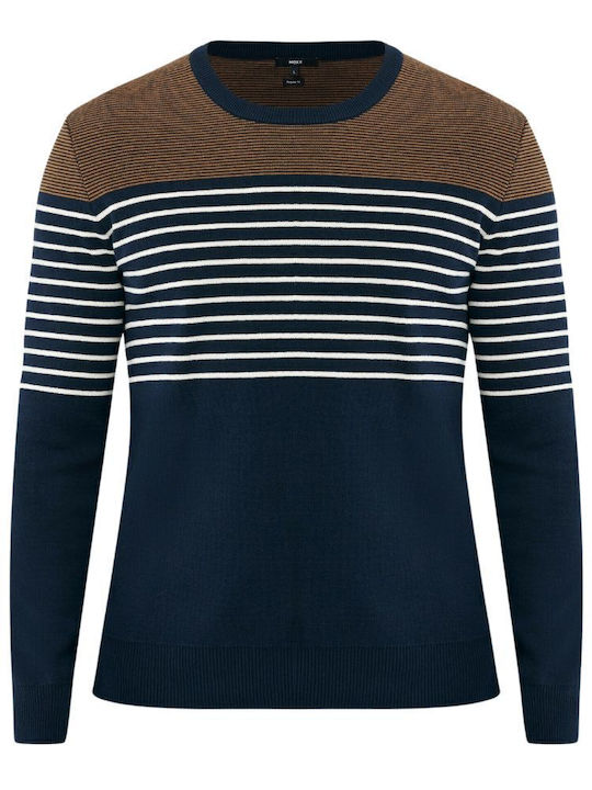 Langarm-Pullover Marineblau