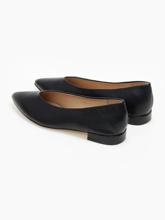 Issue Fashion Pointy Ballerinas Black