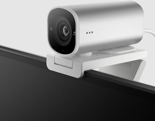 HP 960 Web Camera 4K με Autofocus Ασημί 695J6AA