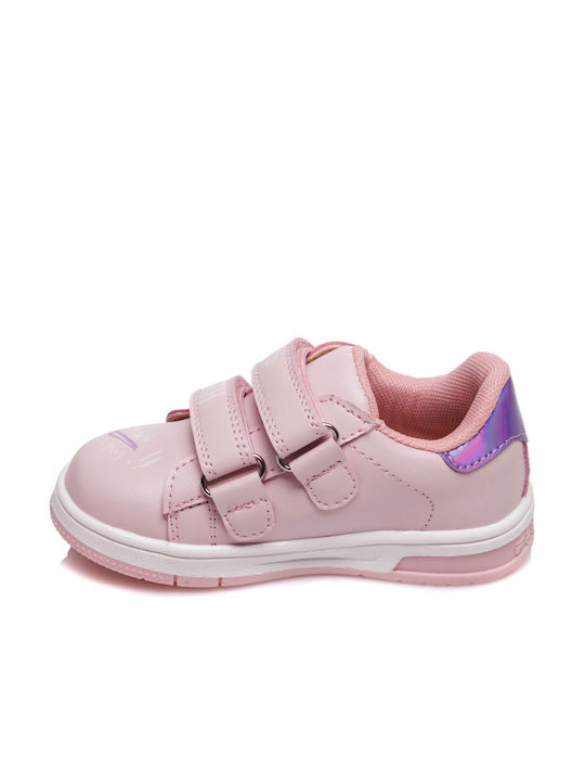 Weestep Kinder-Sneaker Anatomisch mit Klettverschluss Rosa