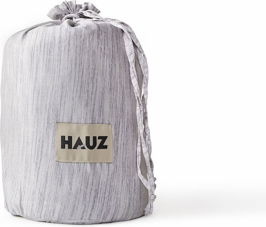 Hauz Duvet Cover Set Cotton Queen with 2 Pillowcases 250x270 Limited Edition Heather Touch Grey