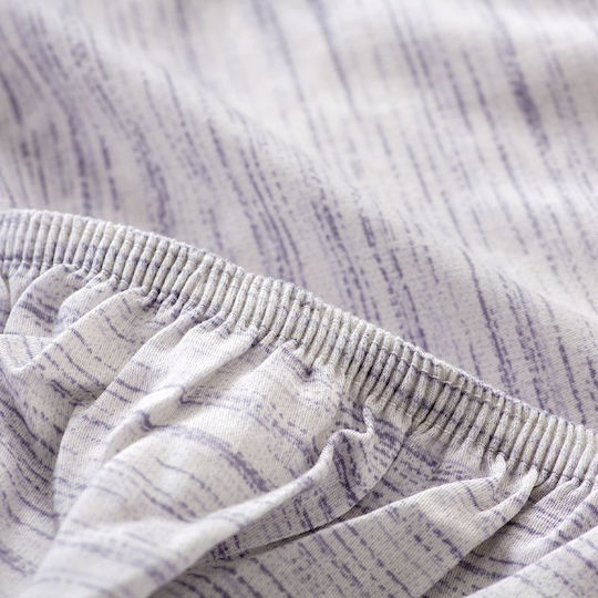 Hauz Duvet Cover Set Cotton Queen with 2 Pillowcases 250x270 Limited Edition Heather Touch Grey