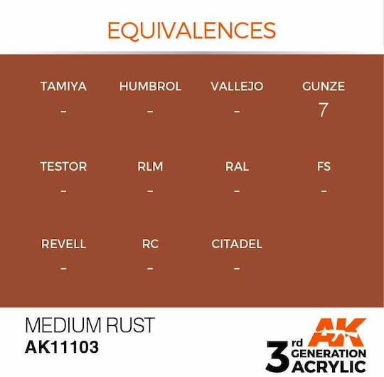 AK Interactive Model Making Paint in Orange color 17ml