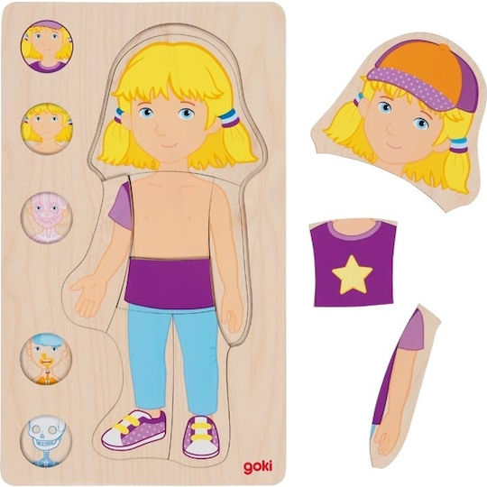 Kids Peg Puzzle for 4+ years old+ Years Goki