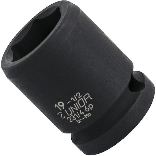 Unior Căpăcel Pneumatic - Pneumatic Hexagonal cu Patrat de Prindere 1-1/2" Diametru 105mm 1buc