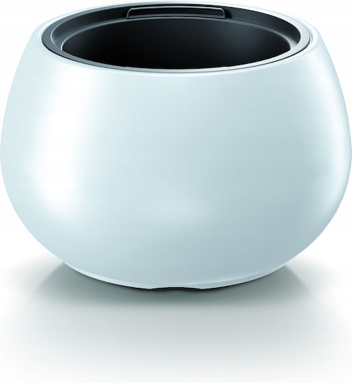 Marhome Heos Planter White 37x37x23cm. 2 In 1