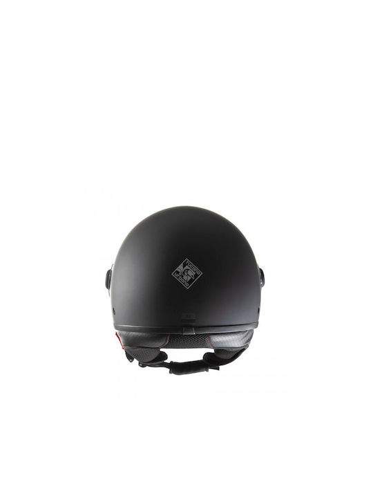 Tucano Urbano El'Jettin Black Mat Motorcycle Helmet Jet ECE 22.05 1080gr