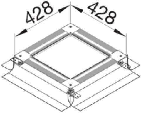 Hager Flush Electrical Box Branching in Silver Color
