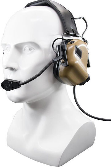 Earmor M32-CB Earmuffs with Band Coyote Brown