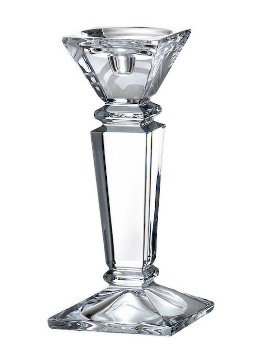 Bohemia Empery Candle Holder Crystal Transparent 25cm 1pcs