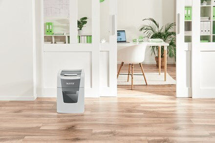 Leitz Aktevernichter IQ Querschnitt 8 Blätter mit Behälter 34Es