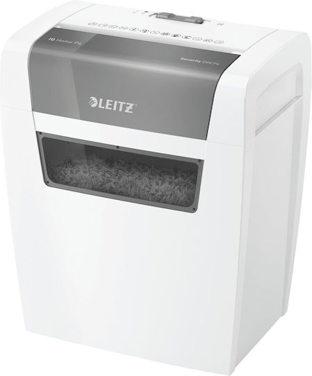 Leitz Καταστροφέας Εγγράφων Iq Home P4 6 Φύλλων με Κάδο 15lt