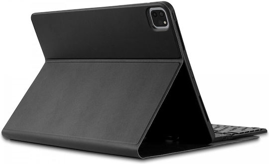 Buddi Zuna Flip Cover with Keyboard in English US Blacη (iPad Pro 2018 12.9" / iPad Pro 2020 12.9" / iPad Pro 2021 12.9" / iPad Pro 2022 12.9'') 115356