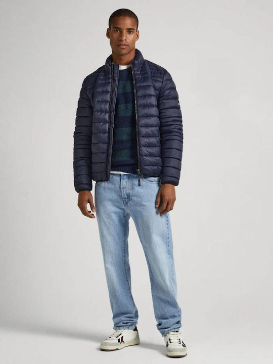 E1 Drop 2b Balle Winter Jacket Puffer Navy Blue
