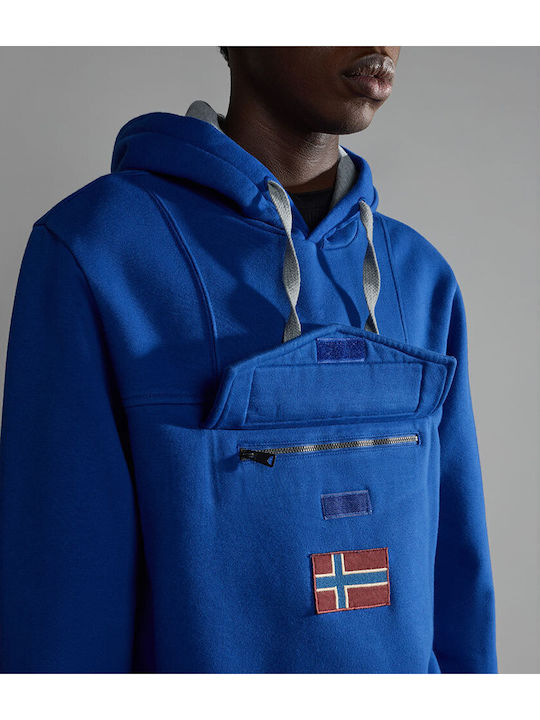 Burgee Wint 2 Sweatshirt with Hood Blue