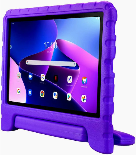 HappyCase Flip Cover Durabilă Pentru Copii Violet Lenovo Tab M10 Plus 10.6" Generația A 3-A