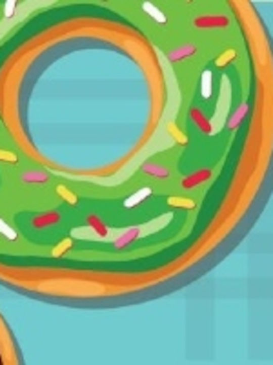 Max & Molly Ключодържател Donuts Текстилен