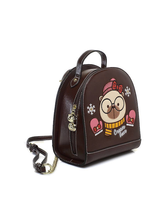 Sammao Women's Bag Backpack Brown