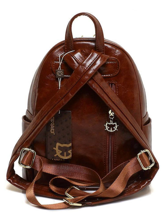 Sammao Women's Bag Backpack Brown