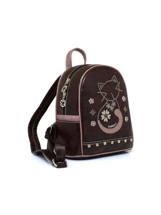 Sammao Women's Bag Backpack Brown