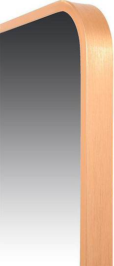 Fylliana Fylliana Boden- oder Standspiegel mit Gold Aluminium Rahmen 150x39cm