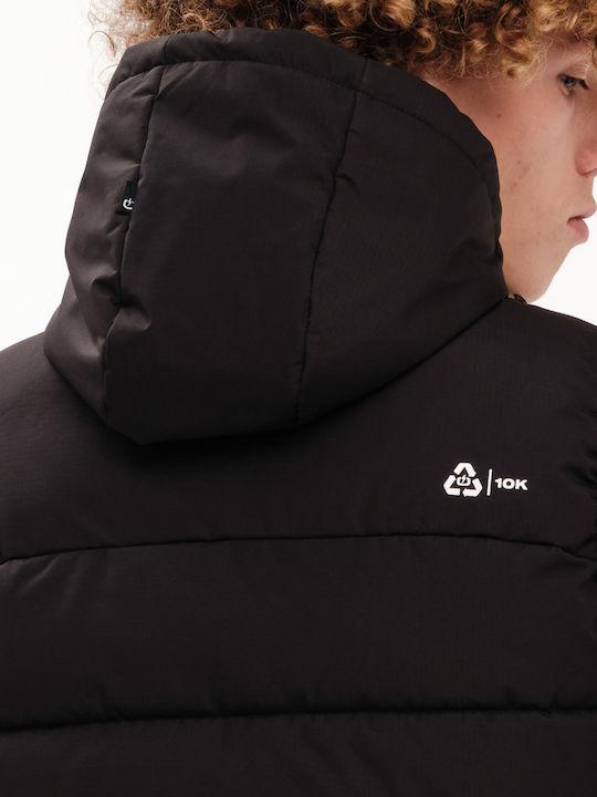 Geacă Fără Mâneci De Iarnă Puffer Waterproof Și Cu Protecție Împotriva Vântului Neagră