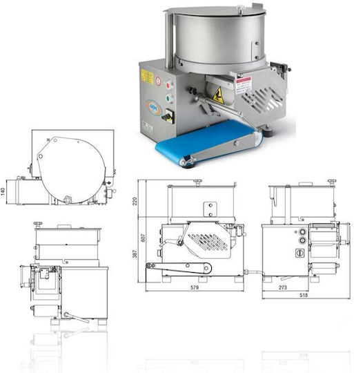 Amb MV-B Mini 1000 Форма за правене на бургери с диаметър 10см.