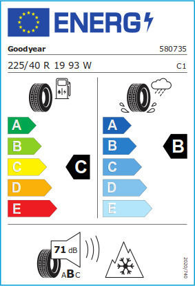 Goodyear Ultragrip Performance 3 225/40R19 93W XL Χειμερινό Λάστιχο για Επιβατικό Αυτοκίνητο