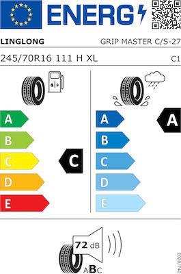 LingLong Grip Master C/s 245/70R16 111S XL Λάστιχο