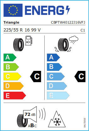 Triangle Tw401 225/55R16 99V XL Iarnă Anvelopă Auto