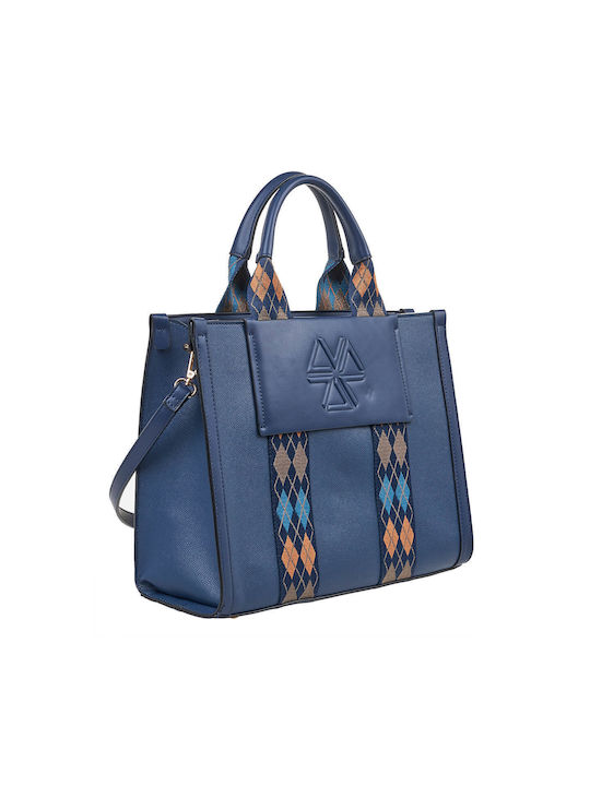 Verde Women's Bag Shoulder Blue