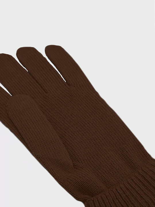 Petrol Industries Unisex Knitted Gloves Brown