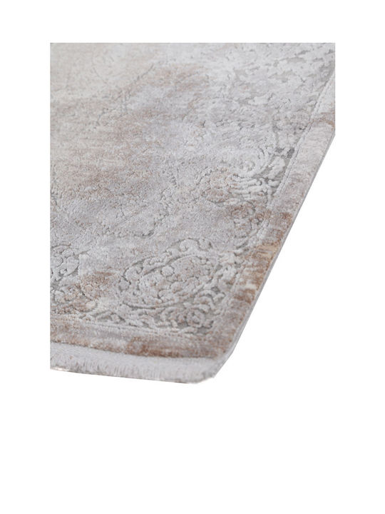 Royal Carpet Silk 6864A Χαλί Ορθογώνιο Μεταξένιο Γκρι 100x160cm