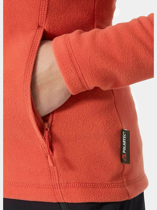 Daybreaker Fleece Γυναικεία Ζακέτα σε Κόκκινο Χρώμα