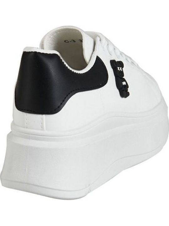 GS06920W Γυναικεία Sneakers Λευκά