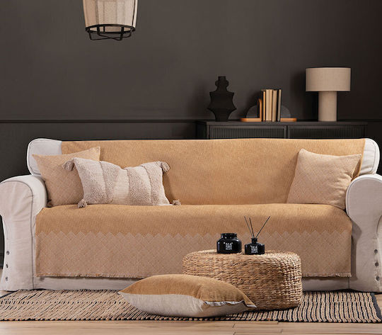 Nef-Nef Homeware Remington Ριχτάρι Πολυθρόνας Ζακάρ 170x180εκ. Anthracite 034629