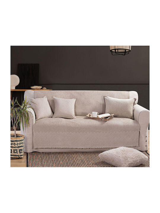 Nef-Nef Homeware Remington Decken & Couchdecken Dreisitzer-Sofa Wurf 170x300cm Beiges