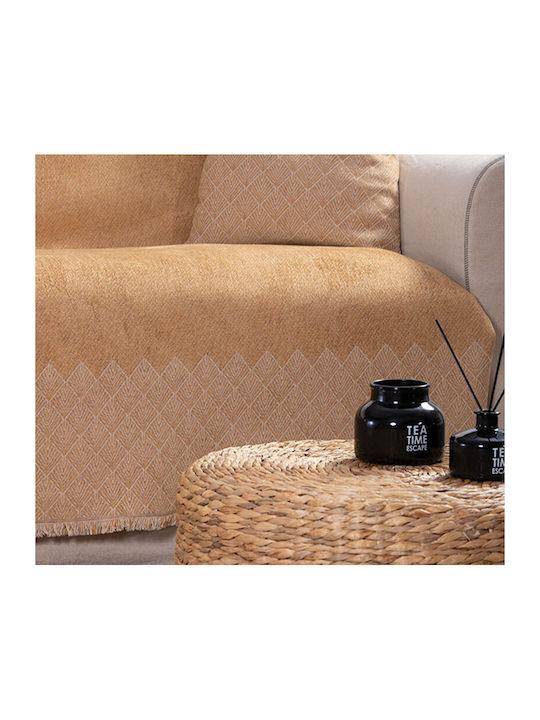 Nef-Nef Homeware Remington Decken & Couchdecken Dreisitzer-Sofa Wurf 170x300cm Beiges