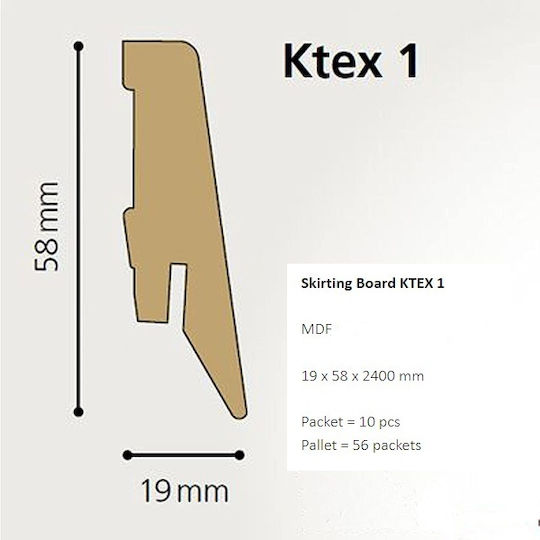 Σοβατεπί Mdf D3901 D3901