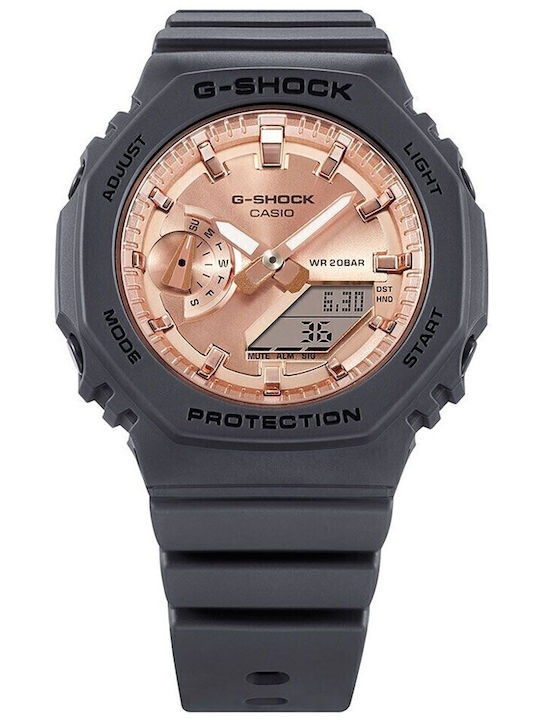 Casio G-shock Men's Watch 26.1mm Battery with Black Rubber Strap