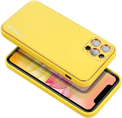 5g Leather Back Cover Yellow (Galaxy A23)