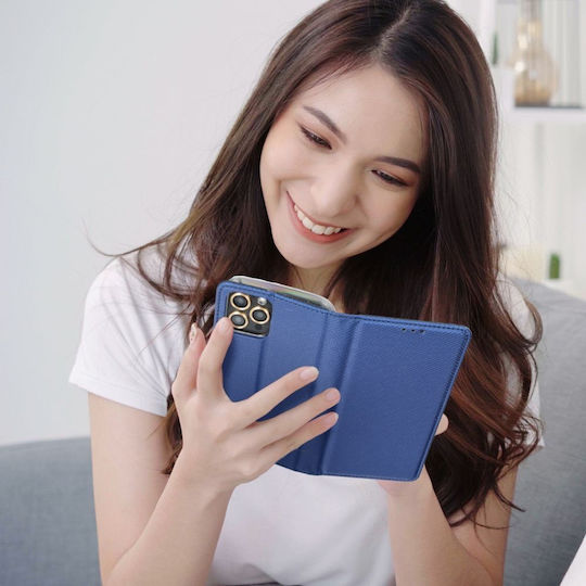 Smart Book Silicone / Plastic Navy Blue (Oppo Reno8 T)