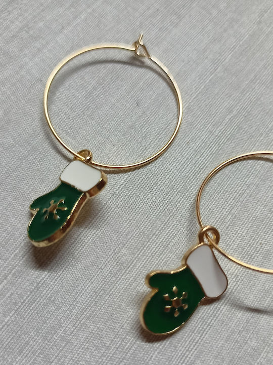 Tatu Moyo Earrings Hoops Gold Plated