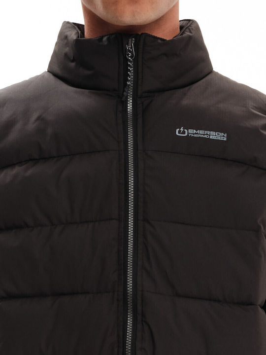 Sleeveless Jacket Puffer Waterproof Black