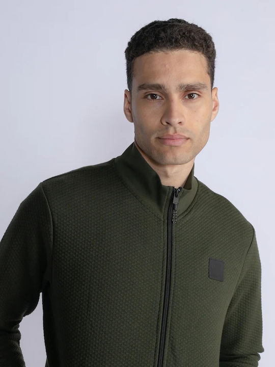 Hooded Khaki Sweatshirt
