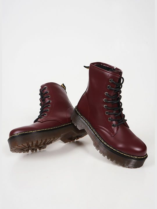 Piazza Shoes Ghete dama Burgundy