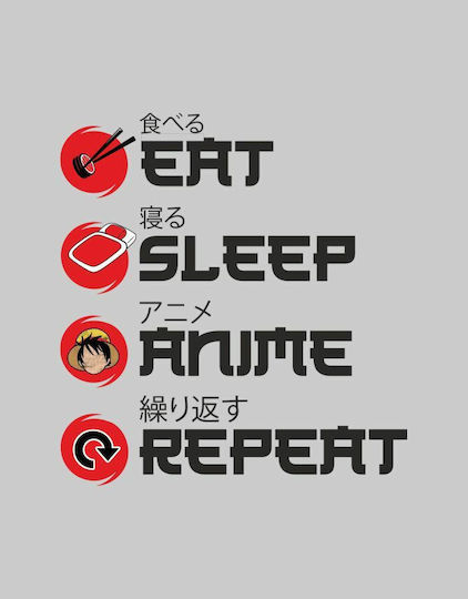 Eat Sleep Anime Repeat Esarmug Mug Ceramic White
